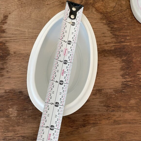 Vintage Porcelain Egg Trinket Box Hand Painted Floral Cottagecore Dresser Decor - Picture 11 of 12